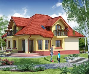 Bir Buçuk Katlı Çelik Villa Evler