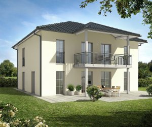 İki Katlı Çelik Villa Evler