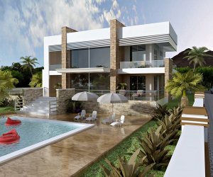 İki Katlı Çelik Villa Evler